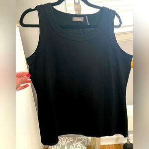 Neiman Marcus Black Sleeveless Top